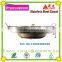Healthy cookware concave&raised party wok deep frying pan stir fry pan saute pan