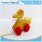 Pull Along Duck Baby Toy classic wooden construction for hours of fun