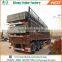 Factory direct 3 axles stake semi trailer with fence for livestock / beast / cattle transportation