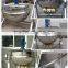 stainless steel steam jacketed kettle/tilting jacketed kettle