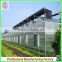 Commercial/agricultural large span glass green house for strawberry/tomatoes