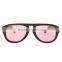 Oversized vintage retro hollow wood sunglasses frame colored lenses wooden sunglasses