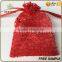 China factory personalized organza bags with mesh