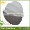 Round rattan outdoor pool bed with canopy