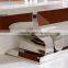 CT8035 Wonderful Design Stainless Steel Modern tv Stand With Marble Top