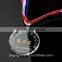 Jingyage Carved novelty crystal gold medals clear crystal medal