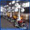 Factory price Flood outdoor light tower with generator 4x1000W
