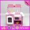 2016 New Design Preschool Home Play Wooden Girls Kitchen Set W10C251