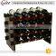 High quality Luxurious and classical top selling antique wooden wine rack display wine rack for wine shop
