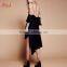 Party Midi Dresses for Girls of 18 Years Old Open Shoulder Design with a Beautiful Asymmetrical Hem Midi Dress 2016 HSd7530