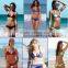2017 new design custom swimwear packaging xxx hot sex bikini women beachwear