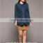 new arrival western designer goose down long coat OEM service