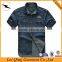 Top quality denim short sleeve custom mechanic shirts
