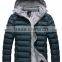 wholesale customize designer mens winter warm cotton padded coat