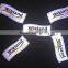 Reflective logo and high visibility letters be sewn on garments or bags