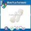 Made in Taiwan High Quality White Color Plastic Nylon Screw Furniture Screw