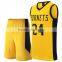 Basket Ball Uniforms Pro twill embroidery work in top superior quality 100% polyester fabric