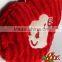 High Quality PV plush material heart shaped pillow with "love" embroidery