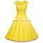 Wholesale Women 1950s Vintage Retro Party Swing Capshoulder Dress