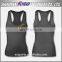 100% Polyester undershirts Digital Printing Beige Tank Top