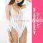 Purple transparent women sexy underwear one piece teddy lingerie