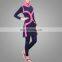 High Quality Muslim Sportwear 2016 Women Navy Blue Fully Closed Swimsuits