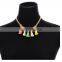Tassel Colorful Ethnic Chunky Bib Pendant Chains Jewelry Necklace
