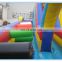 Outdoor giant inflatable rainbow slide,rainbow inflatable dry slide,inflatable arch slide for sale