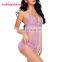 Purple Deep V Neckline Babydoll Japanese Mature Women Sexy Lingerie