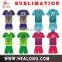2015 thailand original sublimation soccer uniform, quick dry sublimated soccer jersey for man