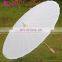 Handmade Nylon Fabric Bamboo Ribs Craft Design Beach Wedding Umbrella for Bride