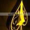 Acrylic Wine Bottle Display LED Light For Champagne
