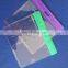 soft clear Vinyl name tag holder with head in purple size at 11.2*10.2CM