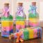 glass wishing bottle with colorful beads wholesale glass wishing bottles message bottles wishing jars with cork