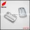 Factory supply 40mm silver Plastic tri-glide adjustable buckle