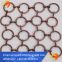 carbon steel Decorative ring metal mesh for partition wall
