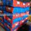 Blue Orange Waterproof Woven Tarpaulin Fabric PE Plastic Tarpaulin Sheet