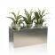 Top Seller 2018 outdoor large silver galvanized planters for decor