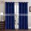 Factory Wholesale Soft Velvet Window Curtain Solid Curtain Drapes For Living Room Half Blackout Grommet Curtains