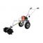 Portable operation Wheel Type Brush Cutter Gasoline Manual Grass Cutting Machine