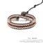 WBS2050 Hot new handmade beaded wrap bracelet Custom leather bracelets