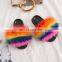 faux fur slippers 50 pairs