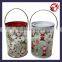 clear bucket container for Christmas