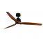 modern lamp wood chandlier dimmable iron led chandelier fan ceiling fan light