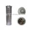 Stainless Steel 304 316L 10 25 50 micron Pressure Line Filter Element For Hydraulic Oil Filtration