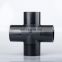 PE100 Hdpe Pipe Butt Fusion PN10 PN16 Pipe Fittings Hdpe Pipe Equal Cross