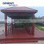 aluminum gazebo metal frame waterproof louvered garden pergola manufacturer