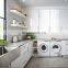 Low Cost Lacquer and Melamine Combination Kitchen Cabinets