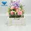 Simple useful Distressed vintage customized wooden box crate with handles