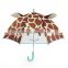 Wholesale Kids 3D Animal Head Umbrella with Custom Logo